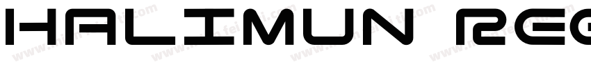 Halimun Regular字体转换
